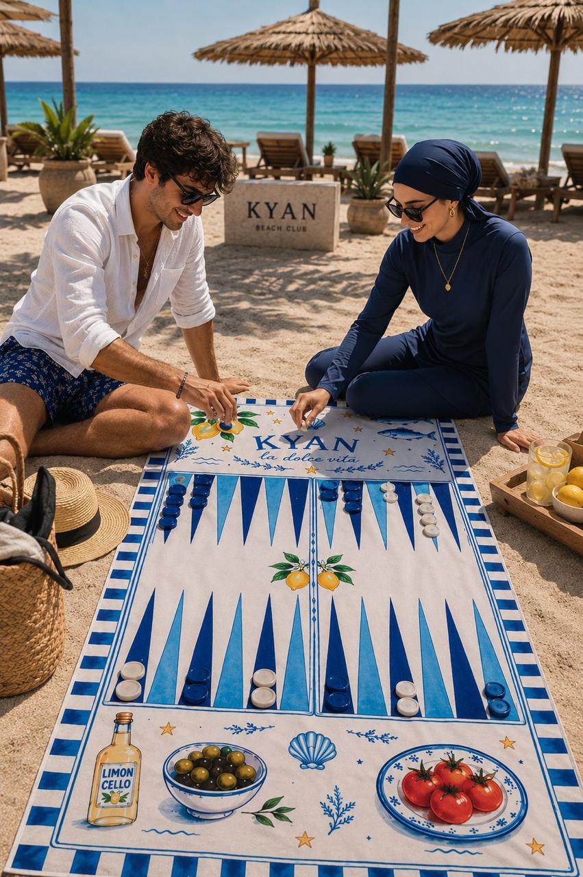Playing at the beach