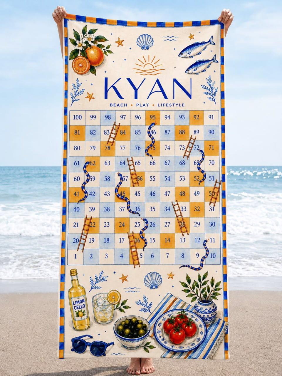 Snakes and Ladders towel